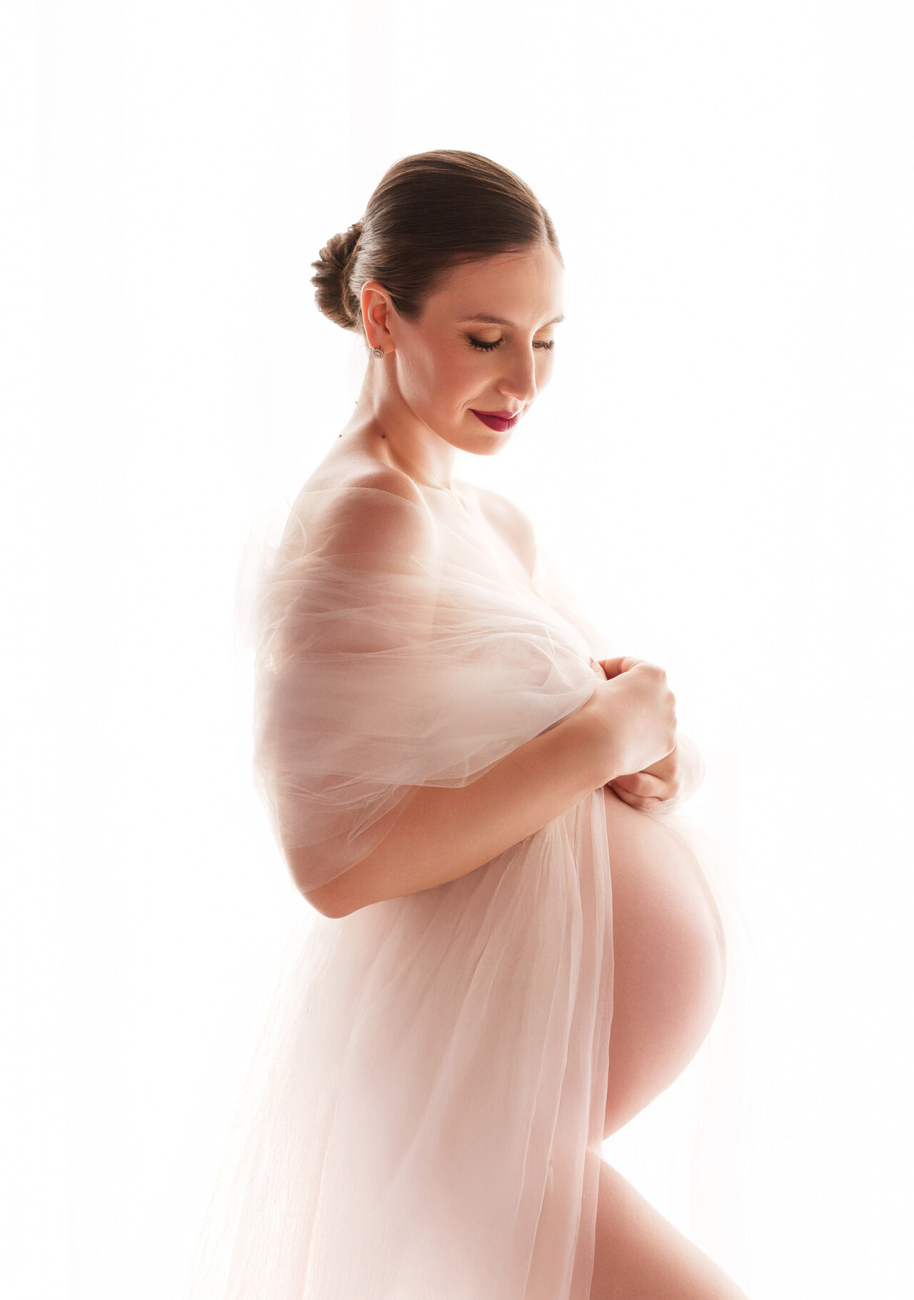 Natural pregnancy photoshoot in Malmö, Sweden